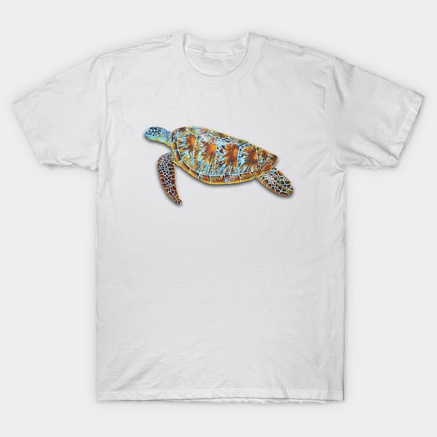 Sea Turtle T-Shirt by justarts